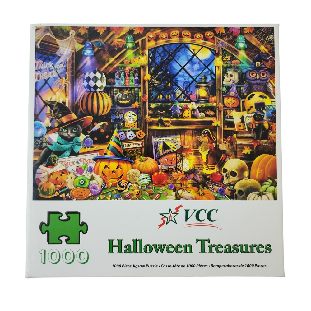 Vermont Christmas Company Halloween Treasures 1000 Piece Jigsaw Puzzle QD0022